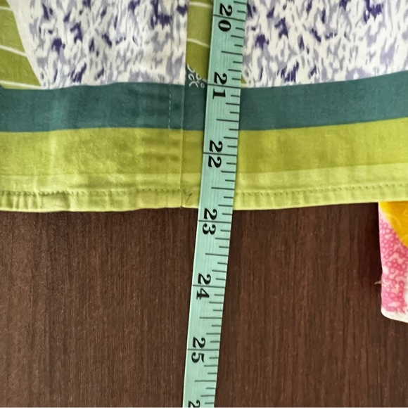 Coldwater Creek Pastel Floral Zip Up Jacket Petite Sz PL Cotton Side Splits - Picture 9 of 11